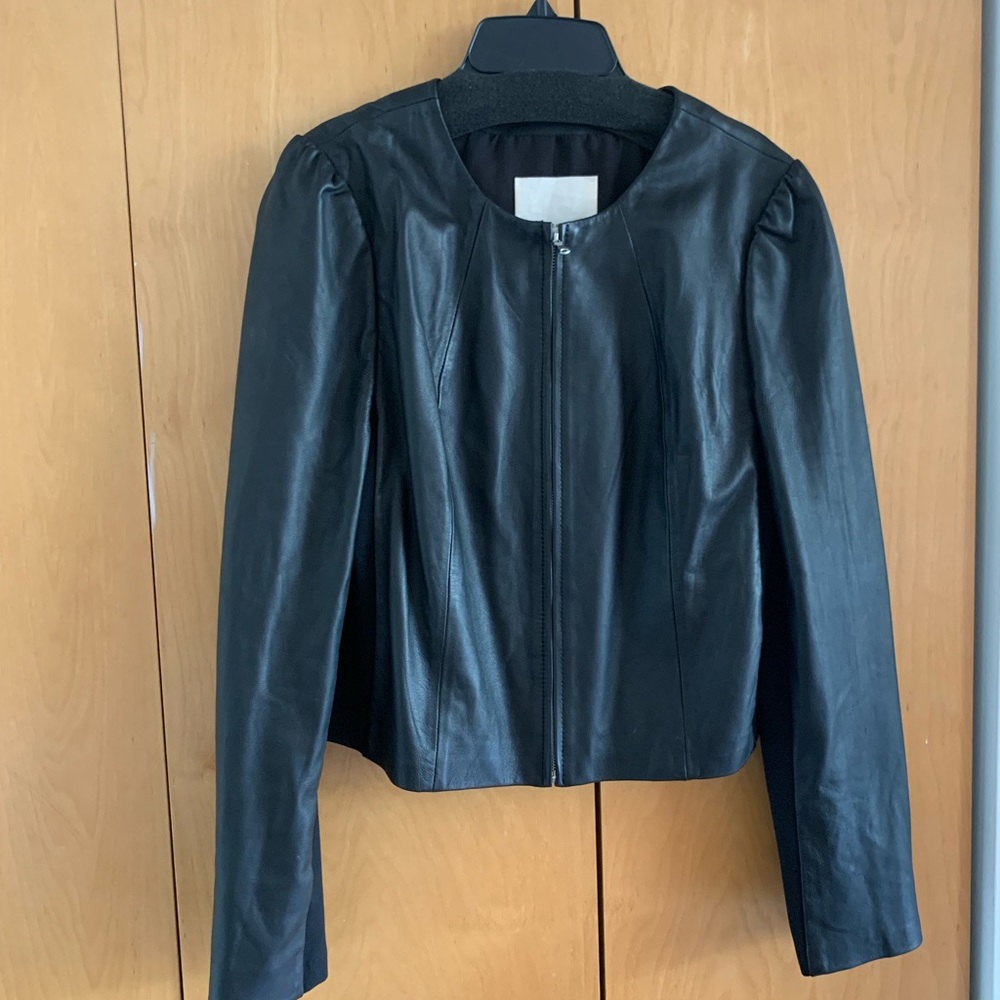 REBECCA TAYLOR
Rebecca Taylor Leather Jacket In Black